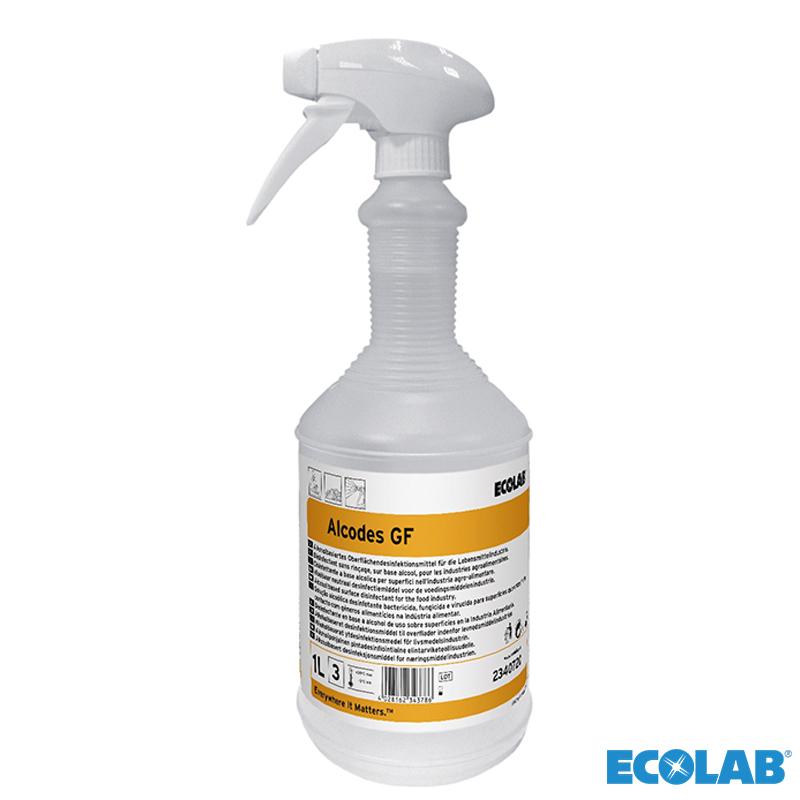 RD101182 Ecolab Alcodes GF gebruiksklaar sproeidesinfectiemiddel ethanol 12x1 liter (BE)